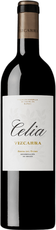 84,95 € Kostenloser Versand | Rotwein Vizcarra Celia Crianza — Kurze Fassreifung D.O. Ribera del Duero Kastilien und León Spanien Tempranillo, Garnacha — Grenache Flasche 75 cl