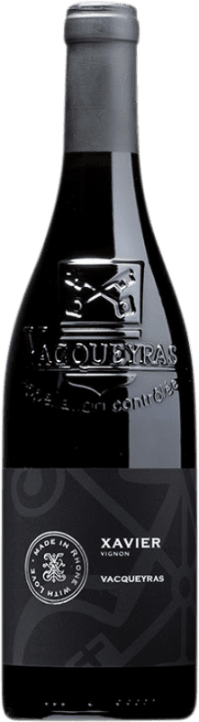 28,95 € Free Shipping | Red wine Xavier Vignon Bio A.O.C. Vacqueyras Provence France Syrah, Grenache, Mourvèdre Bottle 75 cl