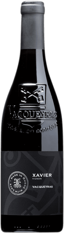 27,95 € Envio grátis | Vinho tinto Xavier Vignon Bio A.O.C. Vacqueyras Provença França Syrah, Grenache, Mourvèdre Garrafa 75 cl