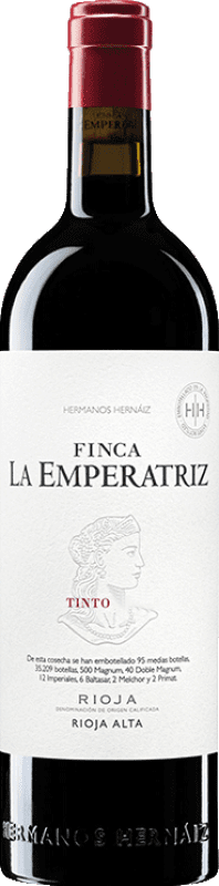 46,95 € Envoi gratuit | Vin rouge Hernáiz Finca La Emperatriz Viñedo Singular D.O.Ca. Rioja La Rioja Espagne Tempranillo, Grenache, Viura Bouteille 75 cl