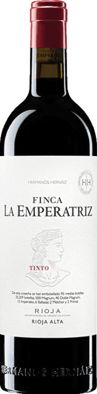 48,95 € 免费送货 | 红酒 Hernáiz Finca La Emperatriz Viñedo Singular 预订 D.O.Ca. Rioja 拉里奥哈 西班牙 Tempranillo, Grenache, Viura 瓶子 75 cl