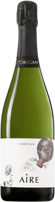 22,95 € Kostenloser Versand | Weißer Sekt Uvas Felices Aire Brut Natur D.O. Cava Katalonien Spanien Macabeo, Xarel·lo, Chardonnay, Parellada Flasche 75 cl