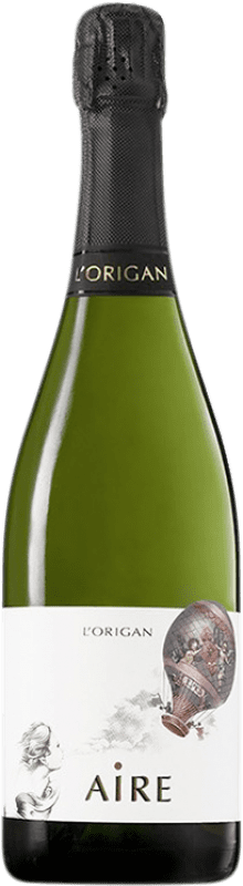 22,95 € Kostenloser Versand | Weißer Sekt Uvas Felices Aire Brut Nature D.O. Cava Katalonien Spanien Macabeo, Xarel·lo, Chardonnay, Parellada Flasche 75 cl