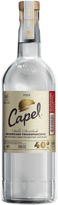 18,95 € 免费送货 | Pisco Capel Doble Destilado 智利 瓶子 70 cl
