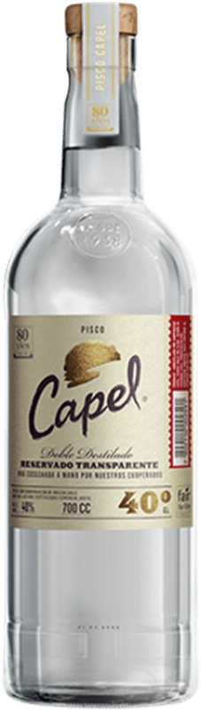 24,95 € Spedizione Gratuita | Pisco Capel Doble Destilado Chile 70 cl