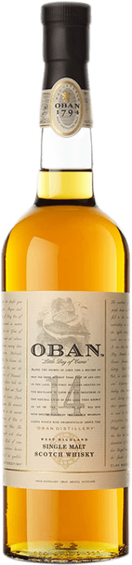 102,95 € Kostenloser Versand | Whiskey Single Malt Oban 14 Schottland Großbritannien Flasche 70 cl