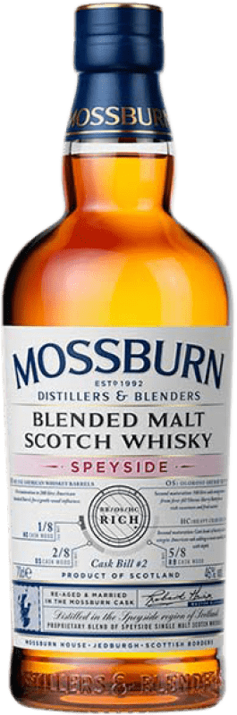 34,95 € Envoi gratuit | Blended Whisky Mossburn Cask Bill Nº 2 Speyside Ecosse Royaume-Uni Bouteille 70 cl