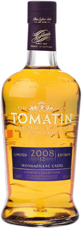 91,95 € 免费送货 | 威士忌单一麦芽威士忌 Tomatin Monbazillac Edition 苏格兰 英国 12 岁 瓶子 70 cl