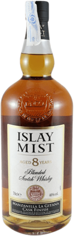 49,95 € Envio grátis | Whisky Blended Islay Mist Manzanilla La Gitana Cask Finish Escócia Reino Unido 8 Anos Garrafa 70 cl