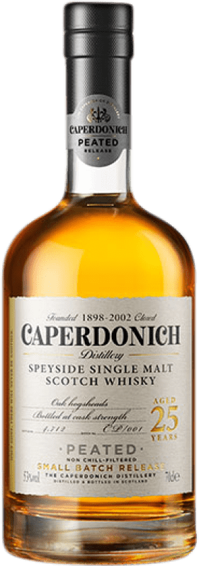 727,95 € Free Shipping | Whisky Single Malt Caperdonich Peated Scotland United Kingdom 25 Years Bottle 70 cl