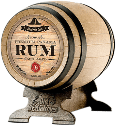 Rhum Old St. Andrews Admiral's Panama Cask — Fût, Premium Barrel Aged — Vieilli en Fût 70 cl