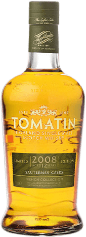 125,95 € Free Shipping | Whisky Single Malt Tomatin Sauternes Edition Scotland United Kingdom 12 Years Bottle 70 cl