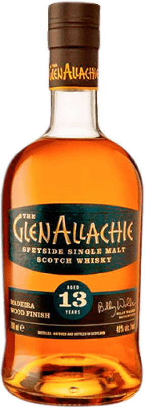 119,95 € Envio grátis | Whisky Single Malt Glenallachie Madeira Cask Finish — Afinado em Barrica Escócia Reino Unido 13 Anos 70 cl
