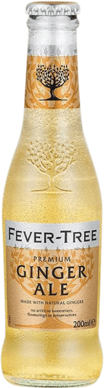 7,95 € 免费送货 | 盒装4个 碳酸饮料 Fever-Tree 英国 小瓶装 20 cl Ginger Ale — 姜汁汽水