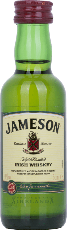 29,95 € Free Shipping | 12 units box Whisky Blended Jameson Cristal Ireland Miniature Bottle 5 cl