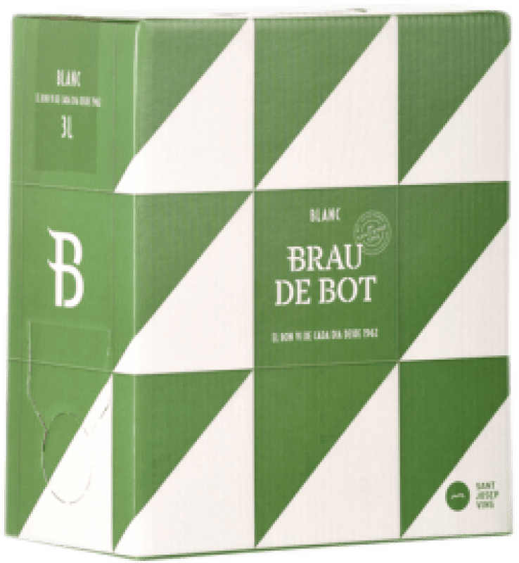 14,95 € Kostenloser Versand | Weißwein Sant Josep Brau de Bot D.O. Catalunya Spanien Garnacha — Grenache Bag in Box 3 L