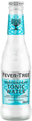 7,95 € 免费送货 | 盒装4个 碳酸饮料 Fever-Tree Mediterranean — 地中海风味 英国 小瓶装 20 cl Tonic Water — 奎宁水