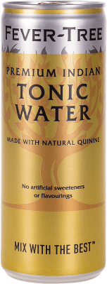 31,95 € 免费送货 | 盒装24个 碳酸饮料 Fever-Tree 英国 罐 25 cl Tonic Water — 奎宁水