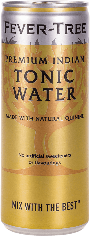 21,95 € Kostenloser Versand | 24 Einheiten Box Softdrinks Fever-Tree Großbritannien Dose 25 cl Tonic Water