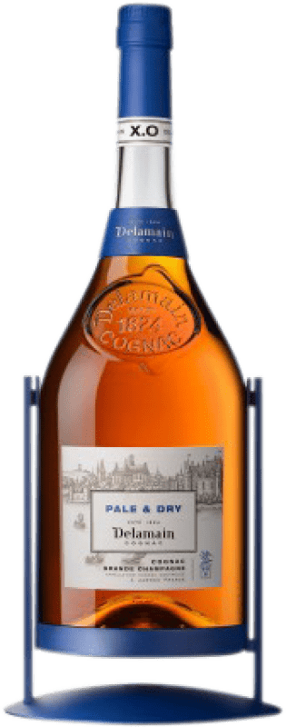 1 235,95 € Envio grátis | Cognac Conhaque Delamain Pale & Dry França Garrafa Jéroboam-Duplo Magnum 3 L