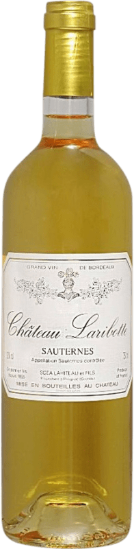 21,95 € Spedizione Gratuita | Vino dolce Château Laribotte A.O.C. Sauternes Francia Moscato, Sauvignon Bianca, Sémillon Mezza Bottiglia 37 cl