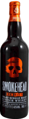 52,95 € Envío gratis | Whisky Single Malt Ian Macleod Smokehead Riot Reino Unido Botella 70 cl