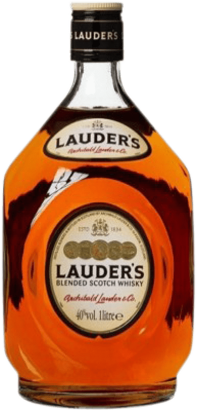 18,95 € Spedizione Gratuita | Whisky Blended Lauder's Regno Unito Bottiglia 1 L