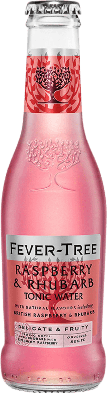 7,95 € 送料無料 | 4個入りボックス ソフトドリンク Fever-Tree イギリス 小瓶 20 cl Raspberry — ラズベリー, Tonic Water — トニックウォーター, Rhubarb — ルバーブ