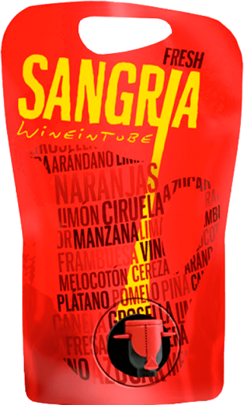 8,95 € Envoi gratuit | Sangria WineInTube Pouch Catalogne Espagne Bag in Box 1,5 L