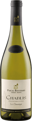 26,95 € Spedizione Gratuita | Vino bianco Pascal Bouchard Blanc A.O.C. Chablis Francia Chardonnay Bottiglia 75 cl