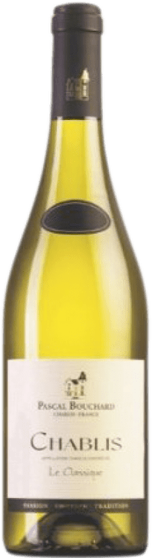 26,95 € Envío gratis | Vino blanco Pascal Bouchard Blanc A.O.C. Chablis Francia Chardonnay Botella 75 cl