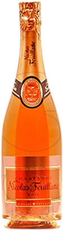 49,95 € Free Shipping | Rosé sparkling Nicolas Feuillatte Rose Brut Grand Reserve A.O.C. Champagne Champagne France Bottle 75 cl