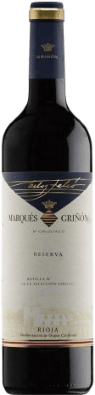 13,95 € Free Shipping | Red wine Marqués de Griñón Reserve D.O.Ca. Rioja The Rioja Spain Bottle 75 cl