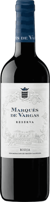 189,95 € Envio grátis | Vinho tinto Marqués de Vargas Reserva D.O.Ca. Rioja La Rioja Espanha Tempranillo, Grenache, Mazuelo, Carignan, Altesse Garrafa Jéroboam-Duplo Magnum 3 L