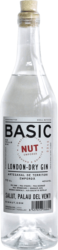 21,95 € Envío gratis | Ginebra Gin Nut Basic España 70 cl