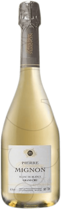 123,95 € Free Shipping | White Sparkling Wine Pierre Mignon Brut Grand Cru, Blanc de Blancs Grand Reserve — Long Barrel-Aged A.O.C. Champagne Champagne France Chardonnay Magnum Bottle 1,5 L