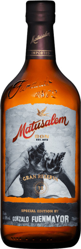 46,95 € Spedizione Gratuita | Rum Matusalem Edición Fuenmayor Repubblica Dominicana 15 Anni Bottiglia 70 cl