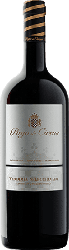 25,95 € Бесплатная доставка | Красное вино Pago de Cirsus Vendimia Seleccionada Vino de Pago Finca Bolandín старения Наварра Испания бутылка Магнум 1,5 L