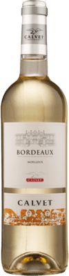 9,95 € Envío gratis | Vino generoso Calvet Bouhets Moelleux Blanco A.O.C. Bordeaux Burdeos Francia Botella 75 cl
