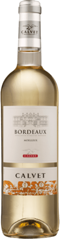 9,95 € Kostenloser Versand | Verstärkter Wein Calvet Bouhets Moelleux Blanco A.O.C. Bordeaux Bordeaux Frankreich Flasche 75 cl