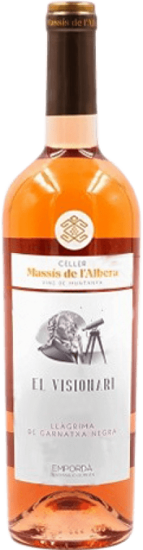 15,95 € Free Shipping | Rosé wine Celler Massis de l'Albera El Visionari Young D.O. Empordà Catalonia Spain Grenache Tintorera Bottle 75 cl
