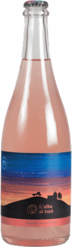 13,95 € 免费送货 | 玫瑰气泡酒 Mas Gomà L'Alba al Turó Ancestral Rosado 加泰罗尼亚 西班牙 Grenache Tintorera, Xarel·lo Vermell 瓶子 75 cl