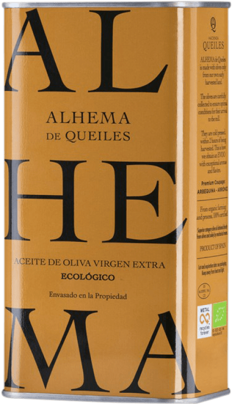 19,95 € 免费送货 | 橄榄油 Alhema de Queiles Oli 西班牙 大罐头 1 L