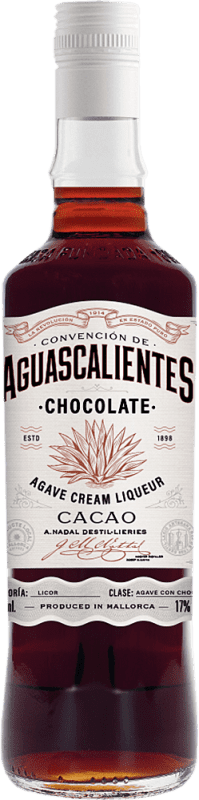 16,95 € Free Shipping | Liqueur Cream Antonio Nadal Aguascalientes Chocolate Spain Bottle 70 cl