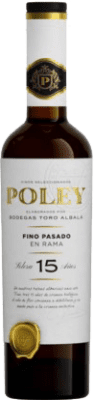 15,95 € Envío gratis | Vino generoso Toro Albalá Poley Fino Pasado Crianza D.O. Montilla-Moriles Andalucía y Extremadura España Palomino Fino Botella Medium 50 cl
