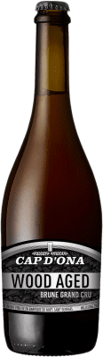 10,95 € Envío gratis | Cerveza Apats Cap d'Ona Wood Grand Cru Francia Botellín Tercio 33 cl