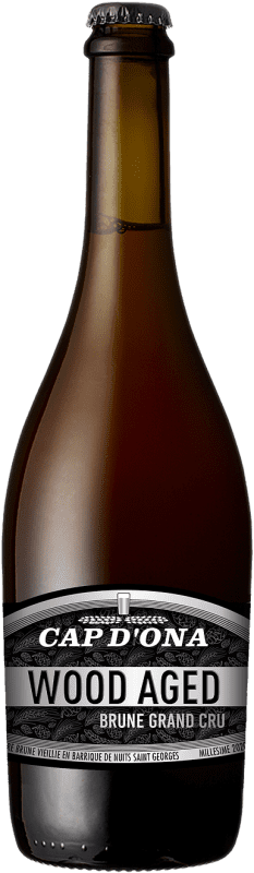 10,95 € Spedizione Gratuita | Birra Apats Cap d'Ona Wood Grand Cru Francia Bottiglietta Terzo 33 cl