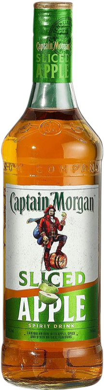 22,95 € Envio grátis | Rum Captain Morgan Sliced Apple Jamaica Garrafa 70 cl