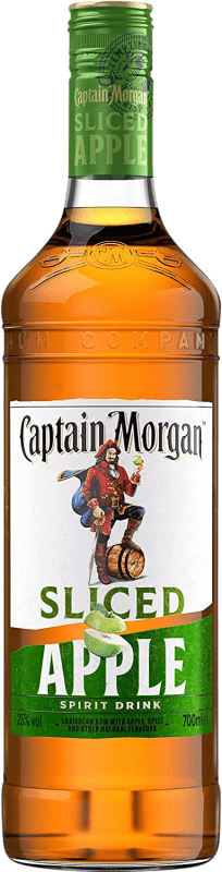 23,95 € Kostenloser Versand | Rum Captain Morgan Sliced Jamaika 70 cl Apple — Apfel