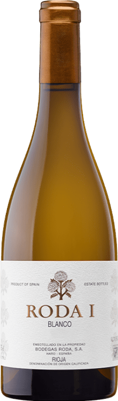 83,95 € Spedizione Gratuita | Vino bianco Bodegas Roda Roda I Blanco Crianza D.O.Ca. Rioja La Rioja Spagna Malvasía, Grenache Bianca, Macabeo Bottiglia 75 cl